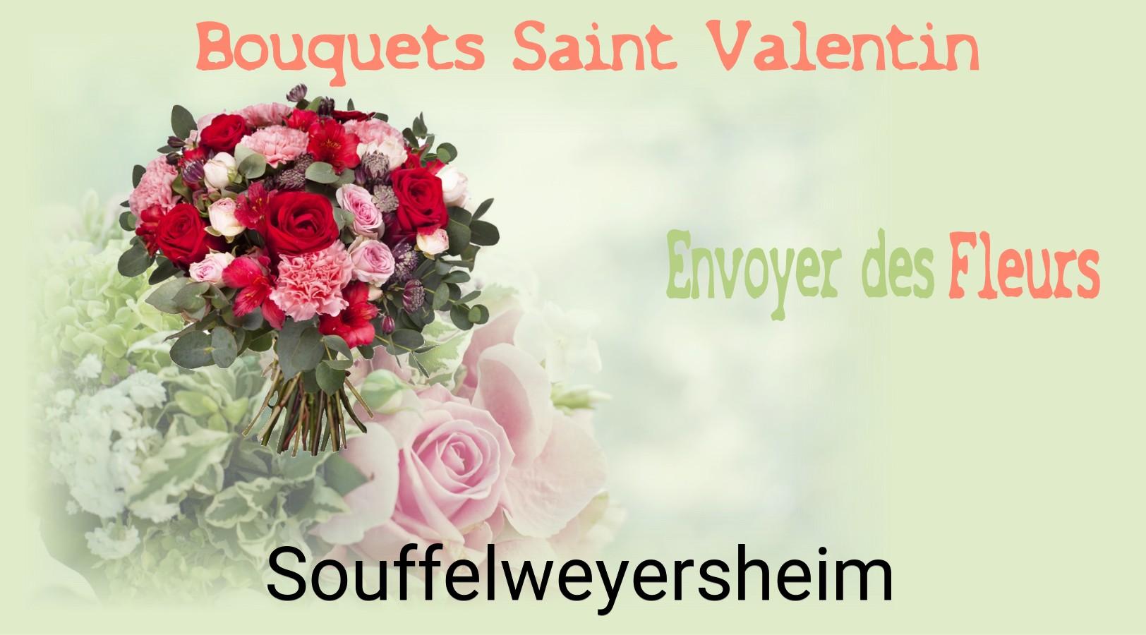 Roses de Saint-Valentin livrées à Souffelweyersheim